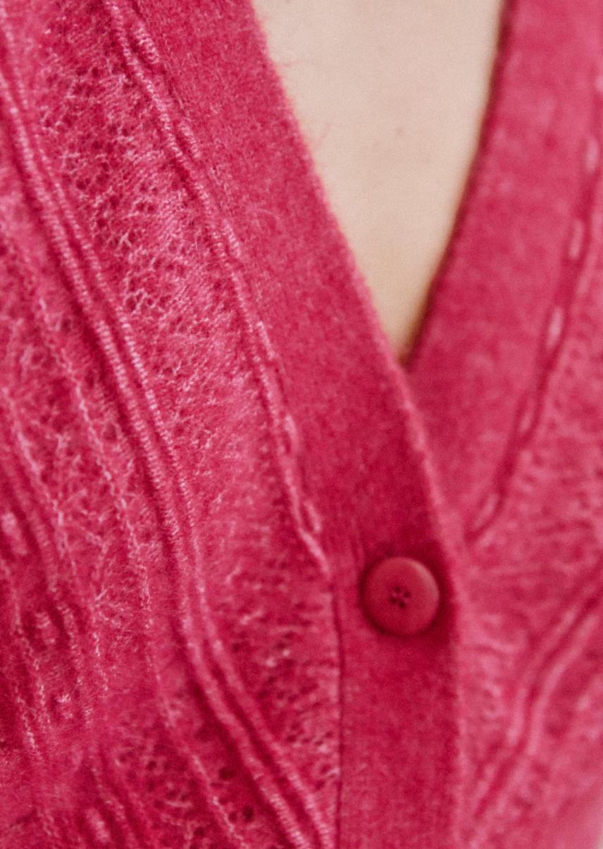 Knitwear Eya Cardigan Sézane Women Must-Go Prices Wood Pink - 3
