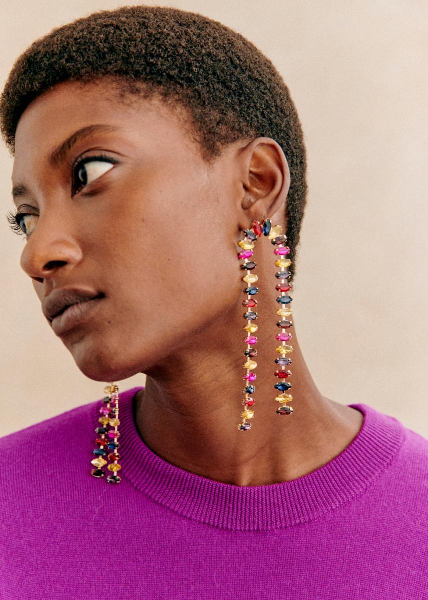 Women Sézane Outlet Abby Earrings Jewellery Multicoloured - 4