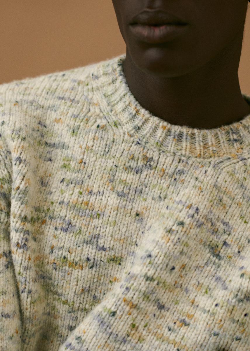 Knitwear Deal Nossa Sweater Men Grey Multi Sézane - 1