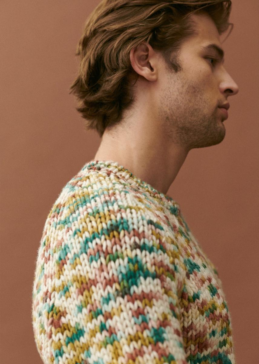 Multicoloured Sézane Knitwear Elegant Men Archie Sweater - 2