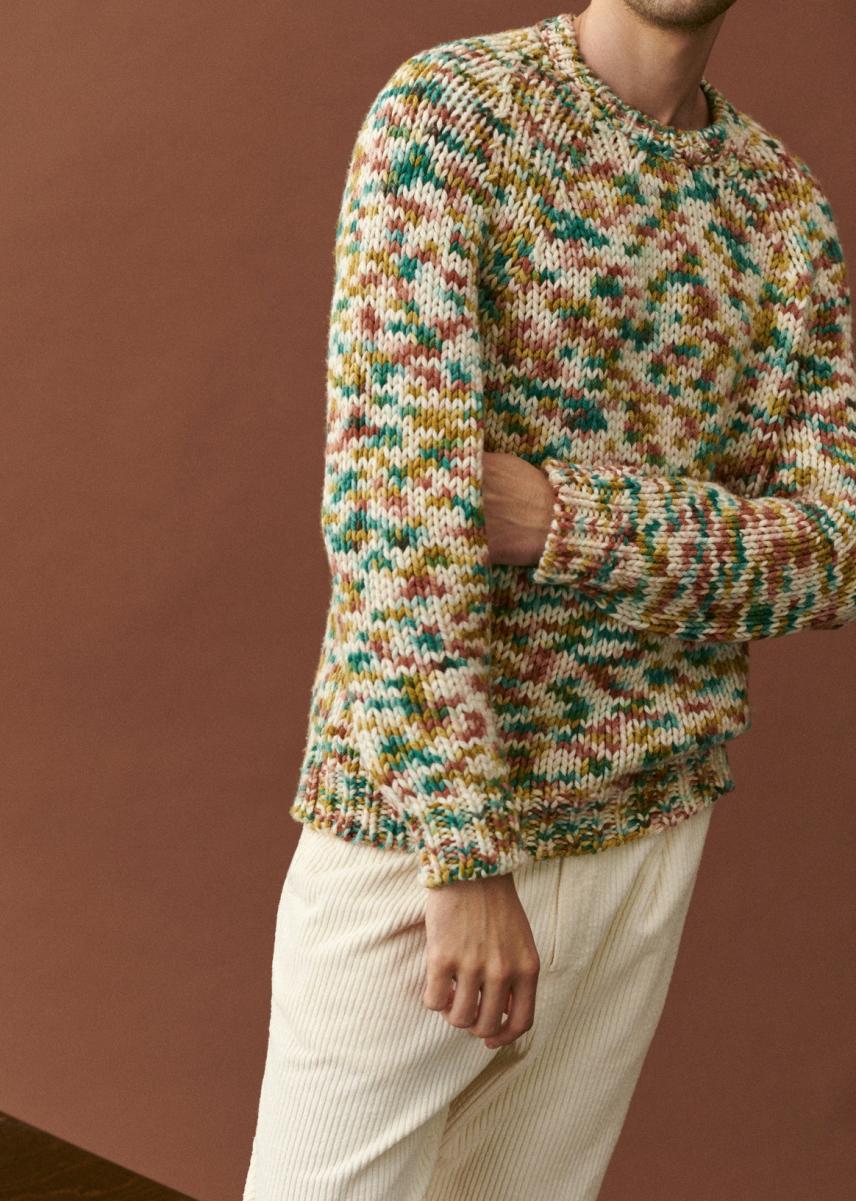 Multicoloured Sézane Knitwear Elegant Men Archie Sweater - 3
