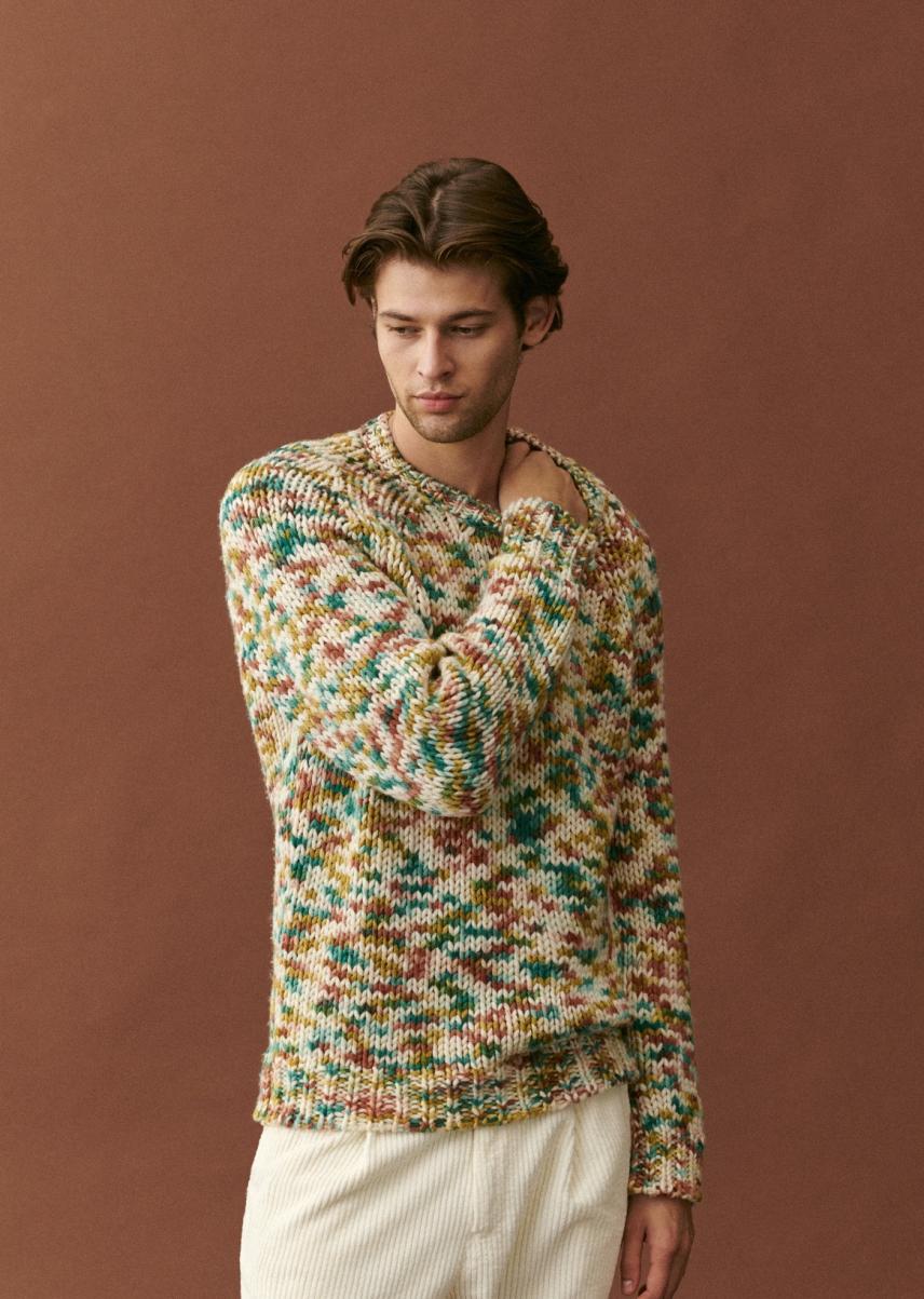 Multicoloured Sézane Knitwear Elegant Men Archie Sweater - 4