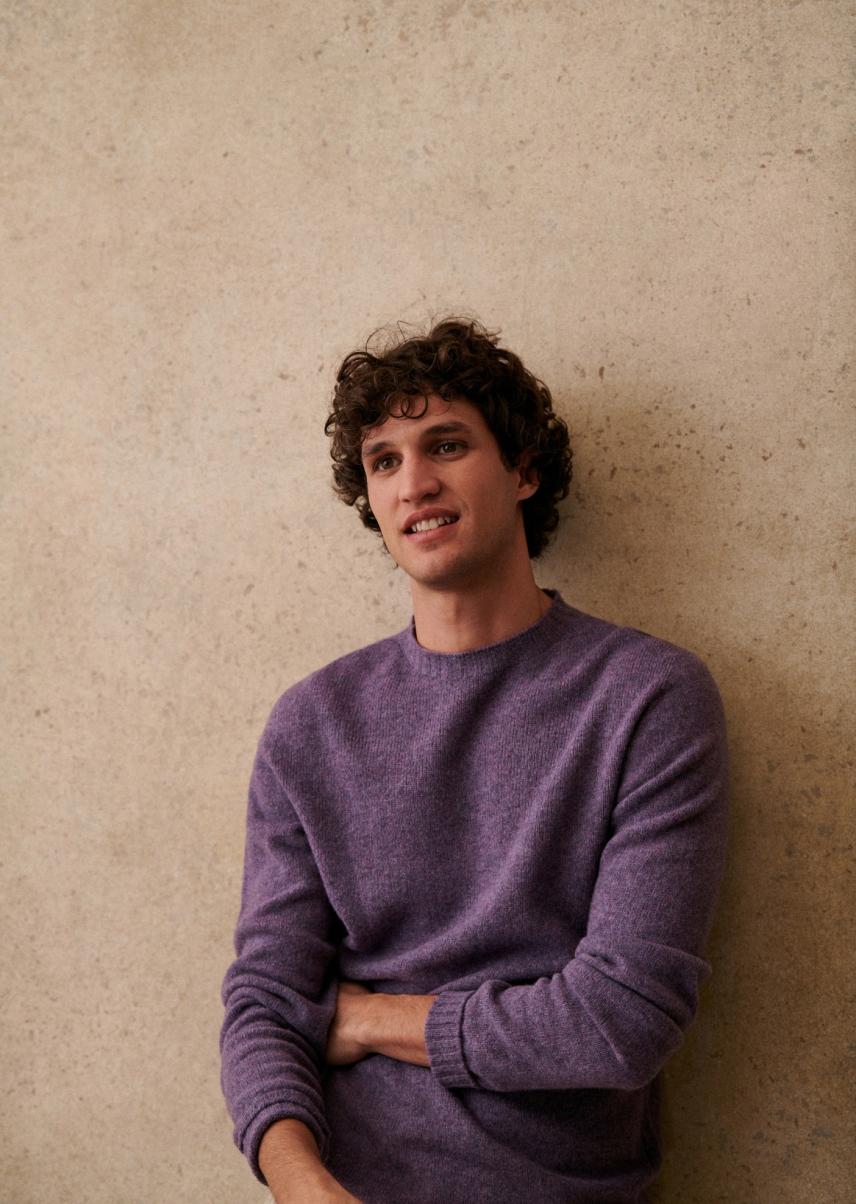 Knitwear Men Purple Sézane Alex Sweater Affordable - 1