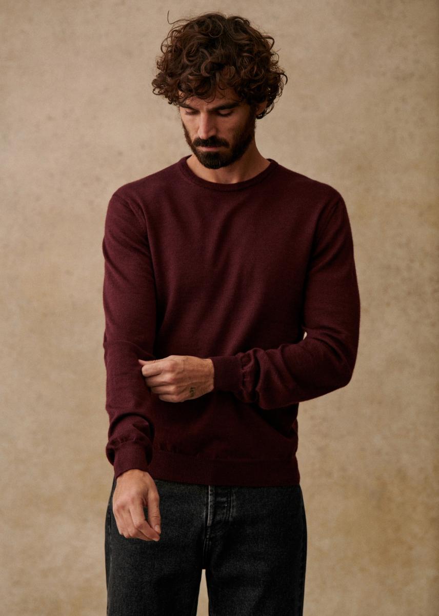 Beige Nils Sweater Convenient Men Knitwear Sézane - 4