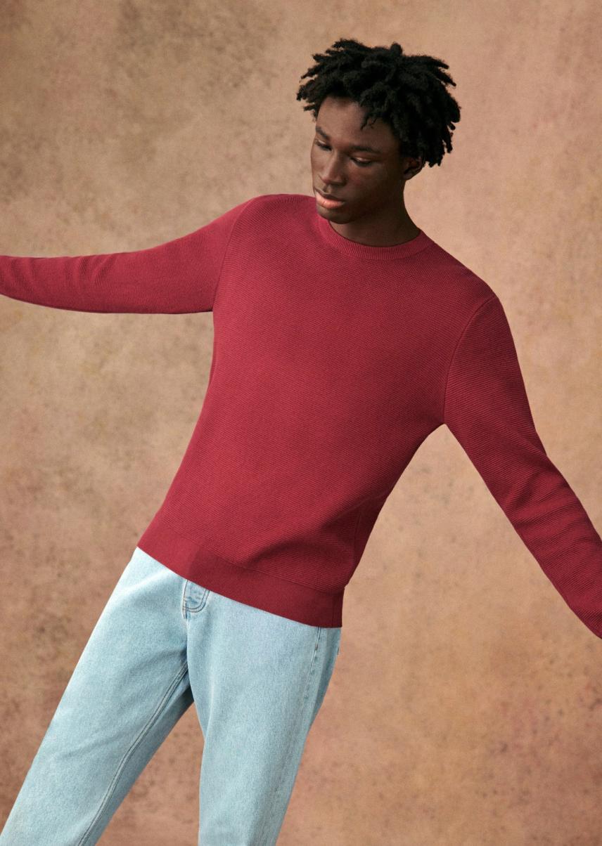 Harry Sweater Knitwear Sézane Grey Advanced Men - 4