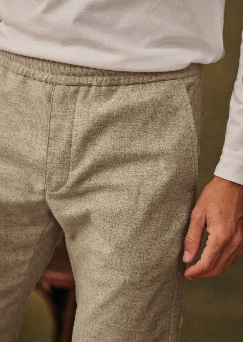 Maximize Trousers Men Danny Wool Trousers Sézane Charcoal Grey - 2