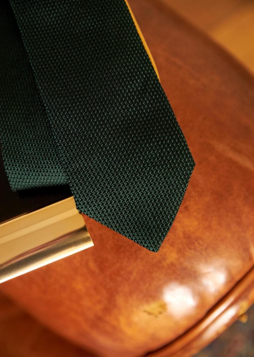 Sézane Suits Simple Men Navy / Yellow / Green Fletcher Tie - 1