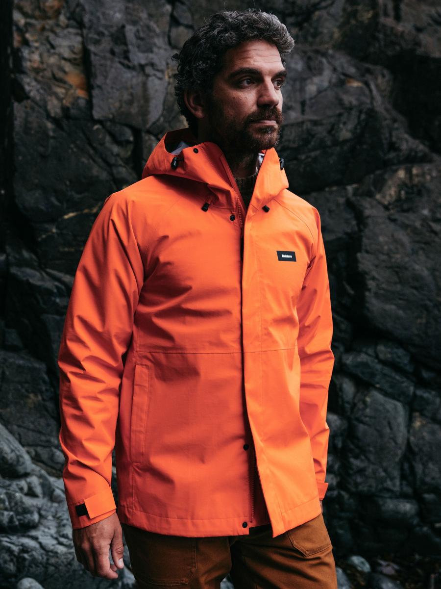 Jackets, Coats & Gilets Bright Orange Men Men's Skybird Waterproof Jacket Finisterre - 1