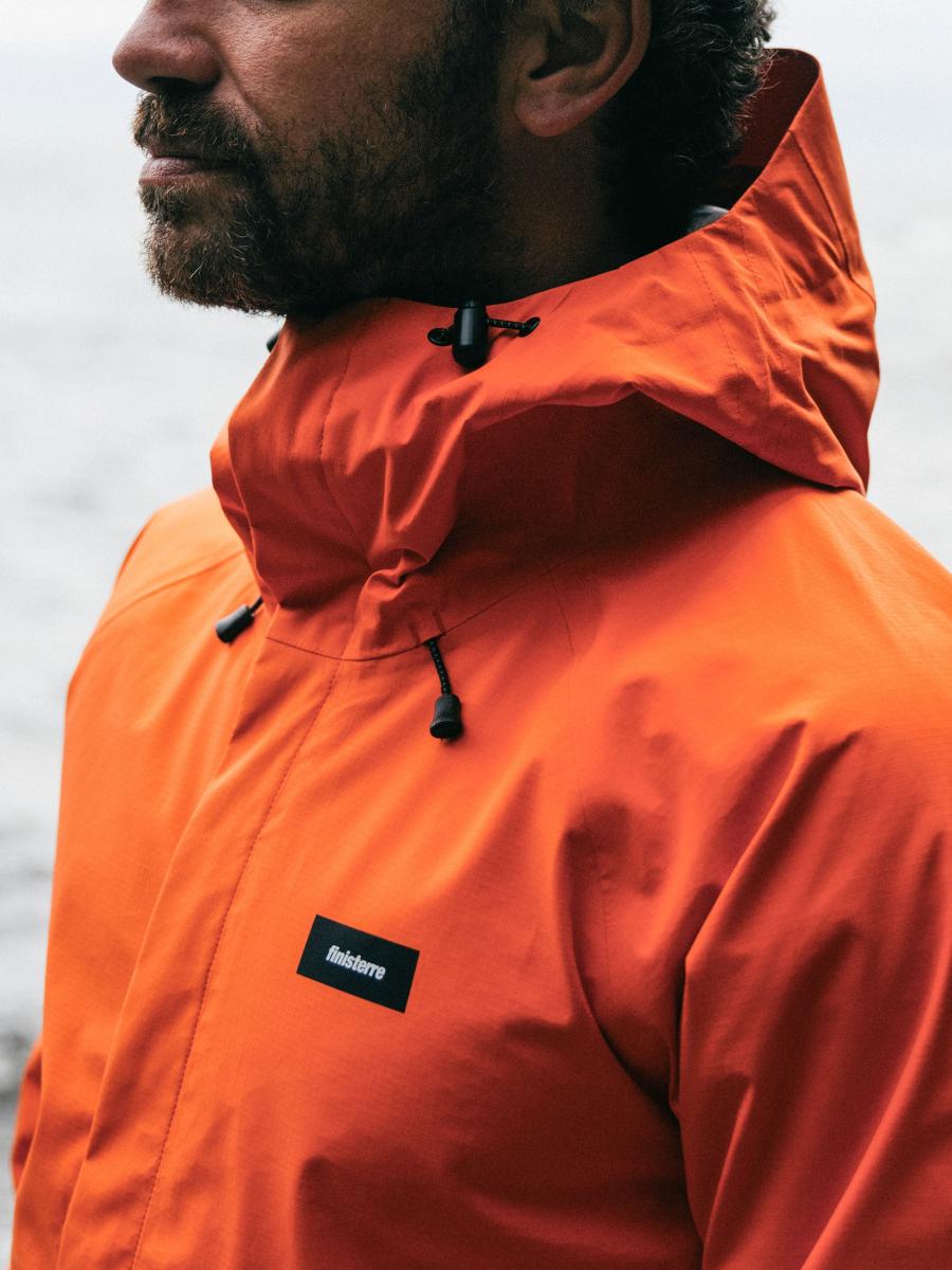 Jackets, Coats & Gilets Bright Orange Men Men's Skybird Waterproof Jacket Finisterre - 4