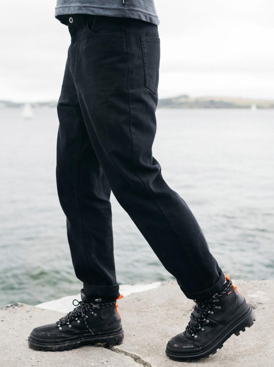 Finisterre Black Trousers & Jeans Men Breaker 5-Pocket Jean - 1