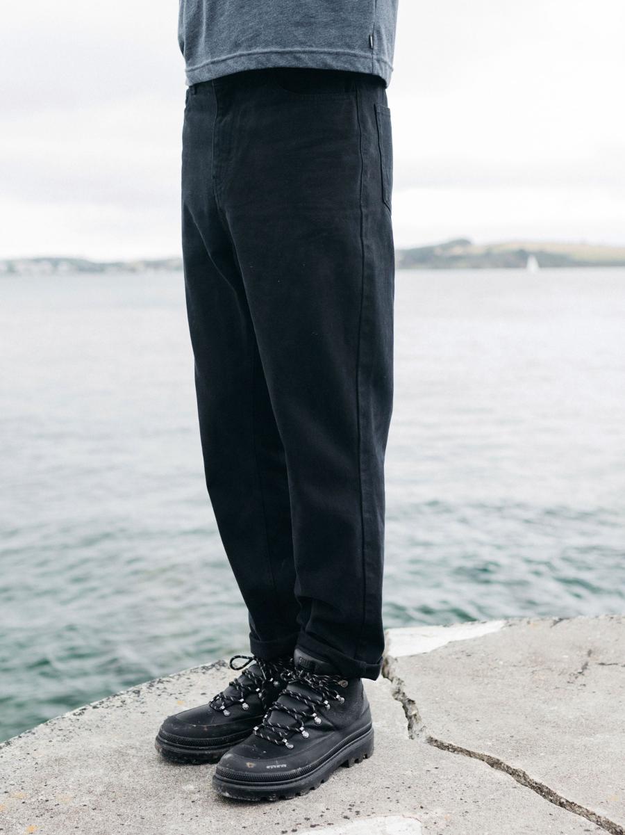 Finisterre Black Trousers & Jeans Men Breaker 5-Pocket Jean - 2