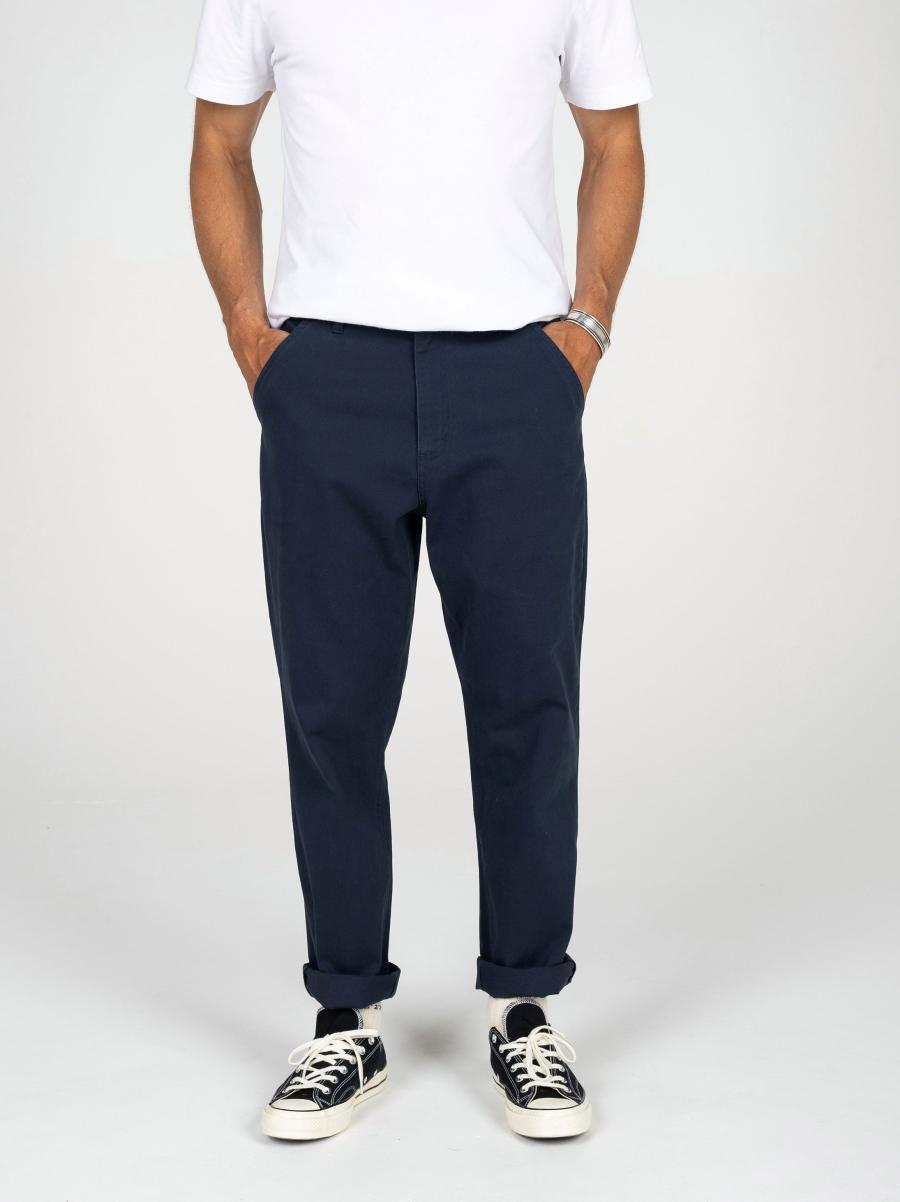 Men Men's Koerner Trouser Finisterre Navy Trousers & Jeans - 2