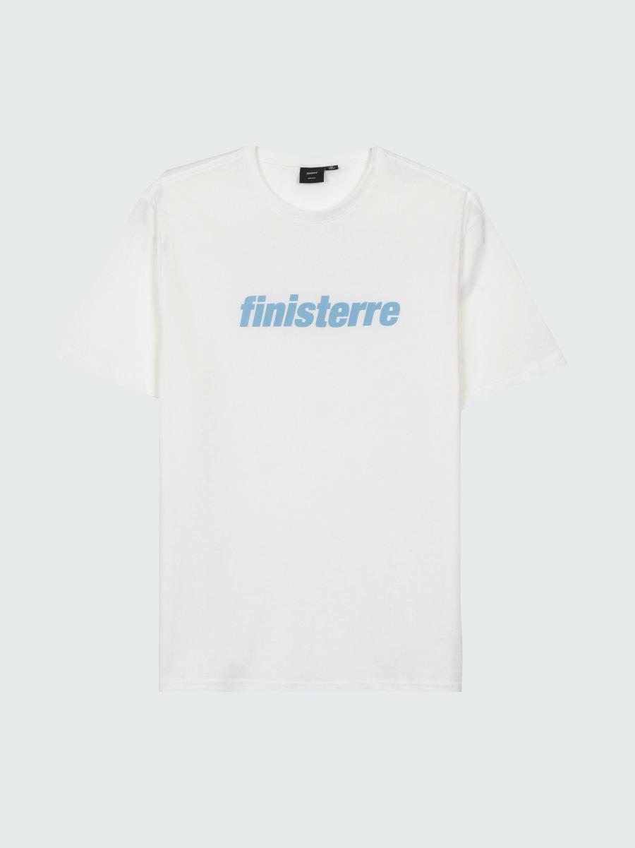 T-Shirts White Finisterre Big Logo T-Shirt Men