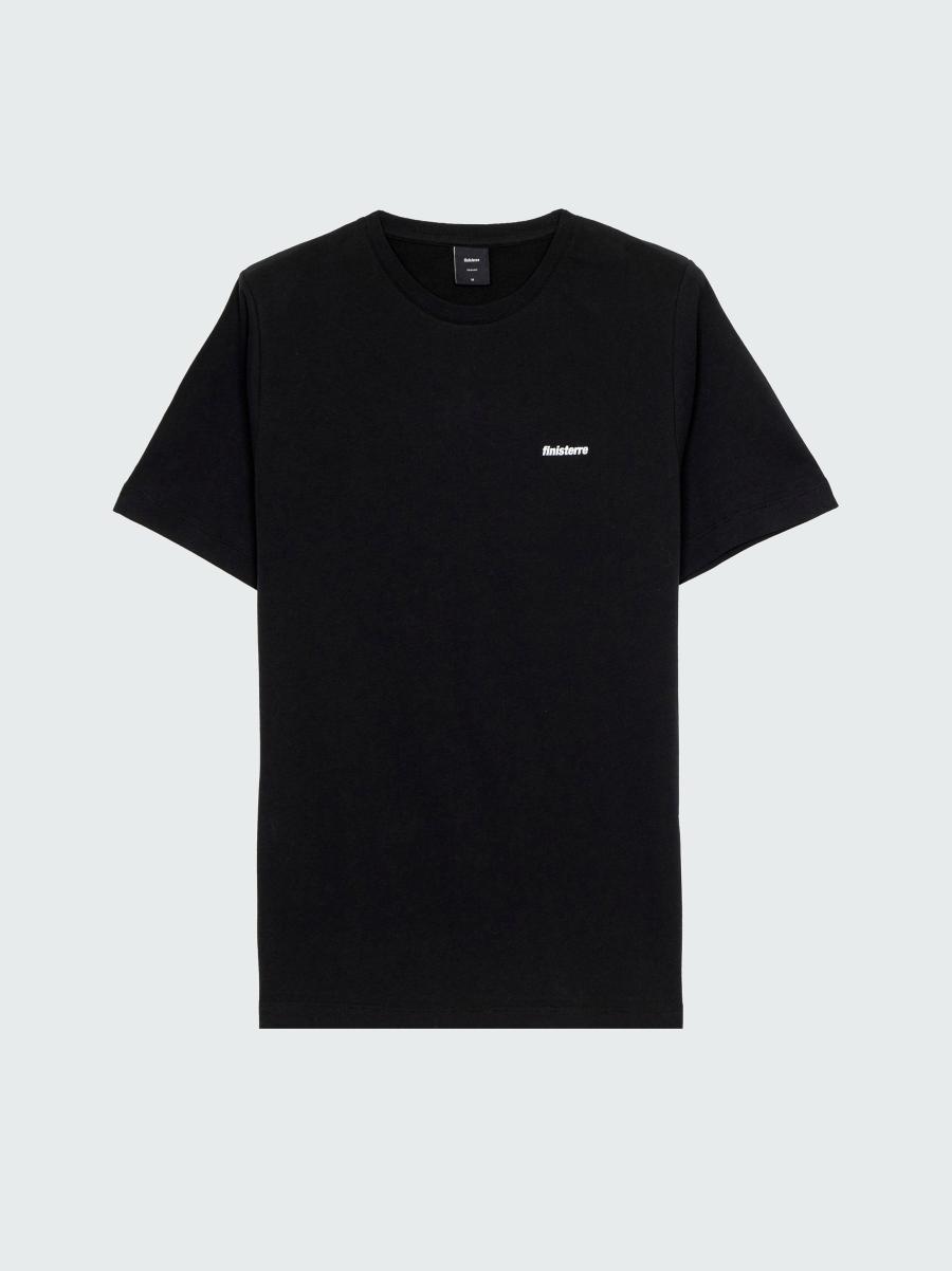 Men's Harlyn Logo T-Shirt T-Shirts Men Finisterre Black
