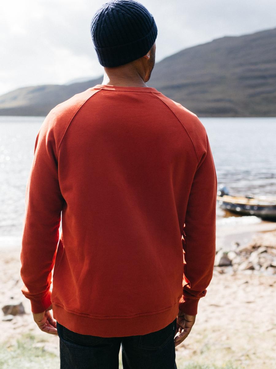 Sweatshirts & Hoodies Men's Coho Sweatshirt Brick Red Men Finisterre - 3