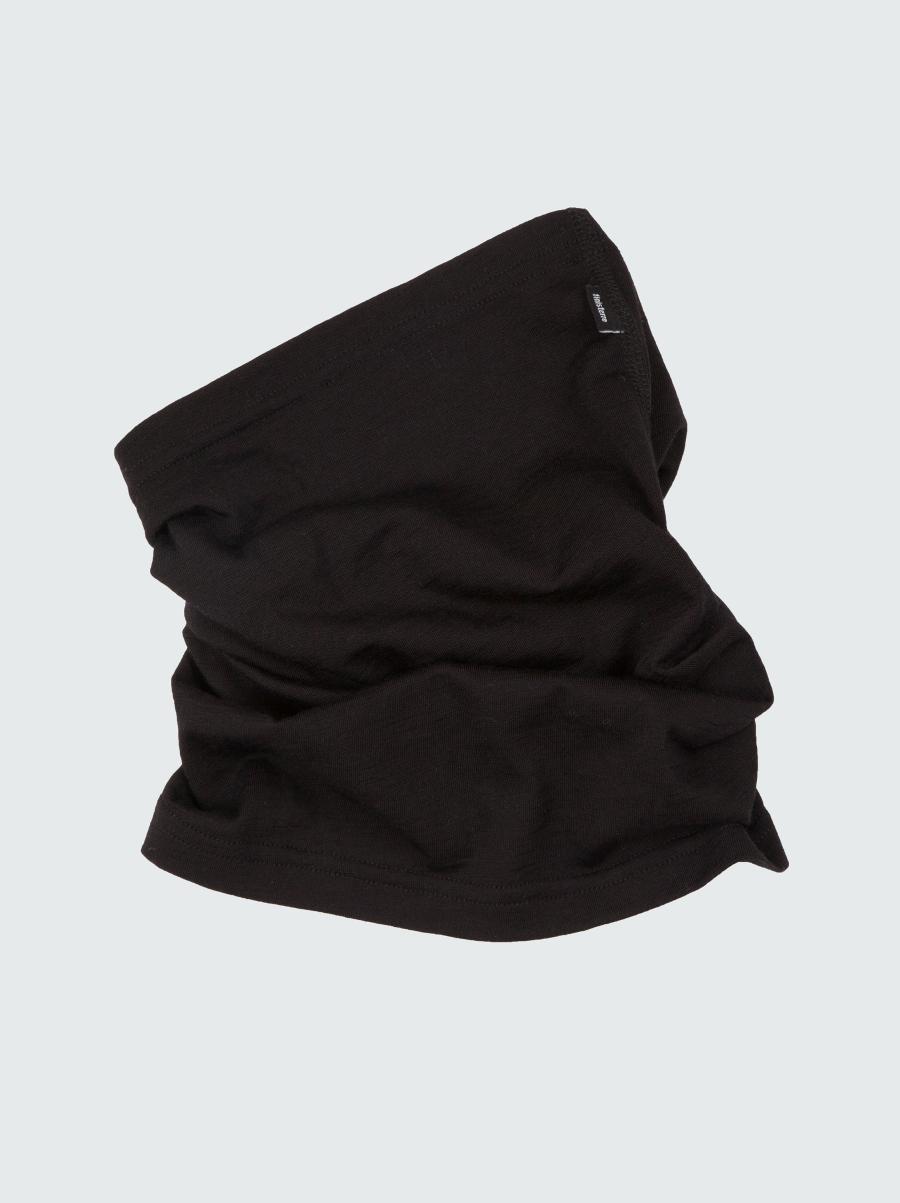 Base Layers & Underwear Eddy 2.0 Merino Neck Warmer Black Men Finisterre