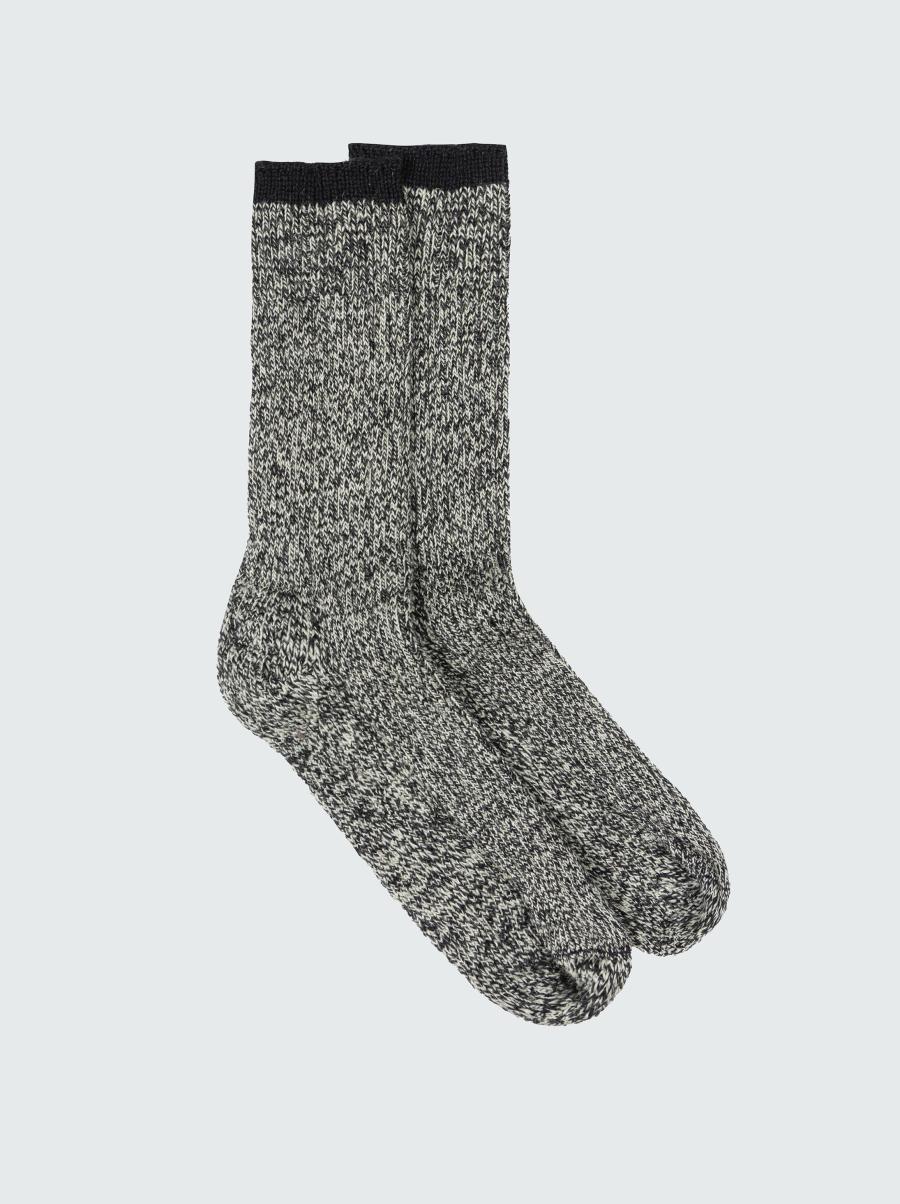 Men Salt/Pepper Finisterre Socks Bosun Sock