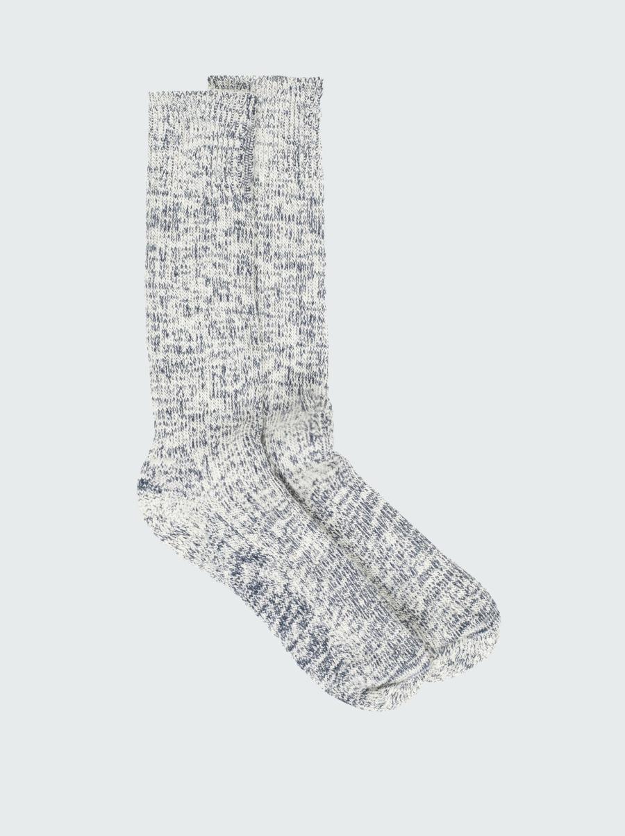 Finisterre Navy Marl Socks Men Kelson Sock