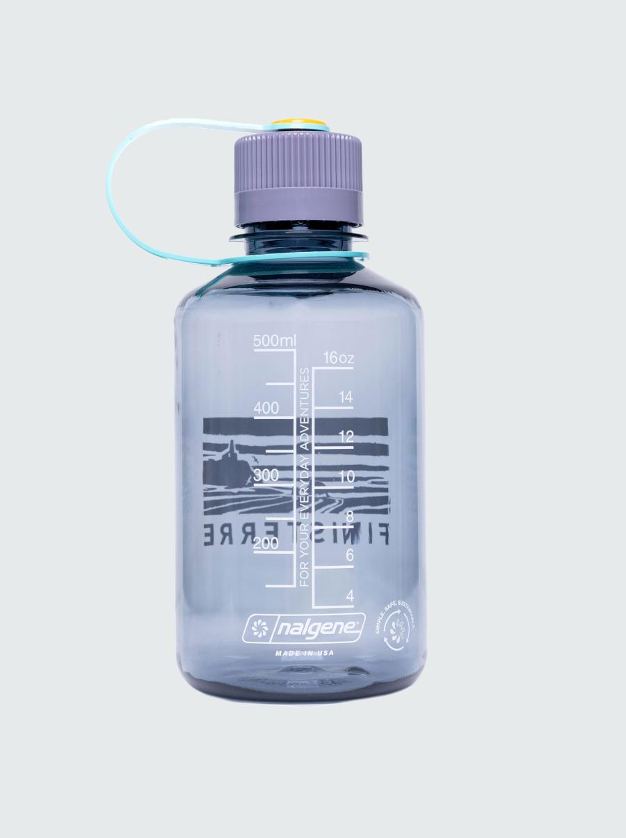 Smoke Grey Men Finisterre Water Bottles Nalgene Sustain 0.5L Narrow Mouth Bottle - 3