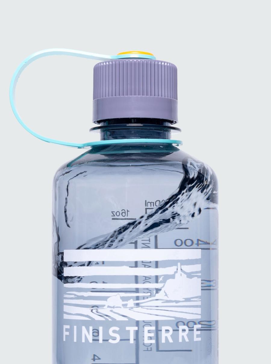 Smoke Grey Men Finisterre Water Bottles Nalgene Sustain 0.5L Narrow Mouth Bottle