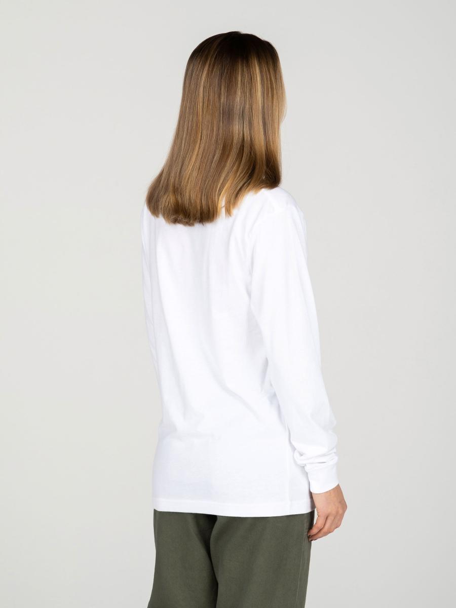 Women's Harlyn Logo Long Sleeve T-Shirt Women White Finisterre Tops & T-Shirts - 3