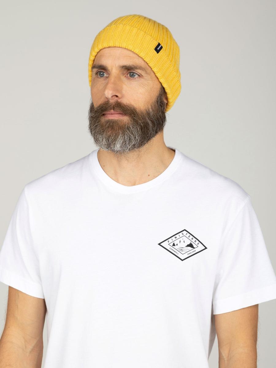 Hats, Caps & Beanies Men Finisterre Fisherman Beanie Golden Yellow - 2