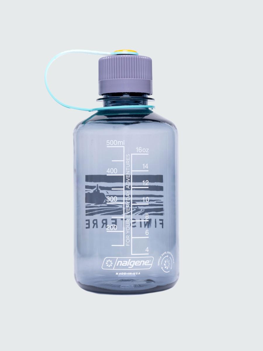 Water Bottles Finisterre Men Nalgene Sustain 0.5L Narrow Mouth Bottle Smoke Grey - 3