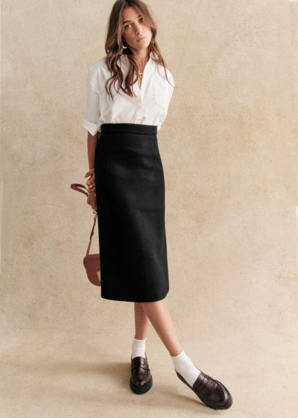 Skirts & Shorts Proven Black Sézane Musetta Skirt Women