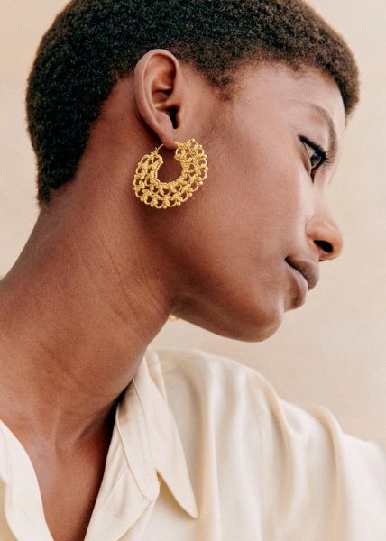 Jewellery Sézane Calypso Earrings Stylish Women Gold