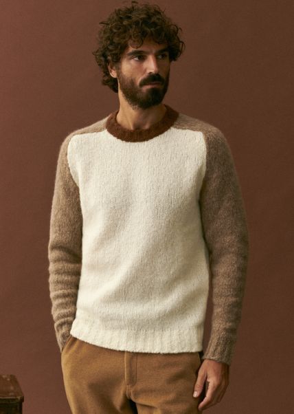 Knitwear Ecru / Camel Men Implement Gaby Sweater Sézane