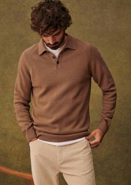 Moreno Sweater Flexible Light Grey Sézane Knitwear Men