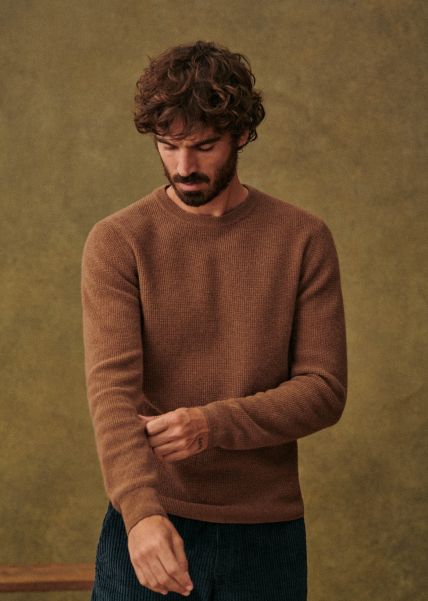 Knitwear New Camel Harry Sweater Men Sézane