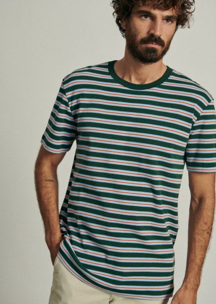 Comfortable T-Shirts & Sweatshirts Marinière Le Minor X Octobre Éditions T-Shirt Multicoloured Stripes Men Sézane