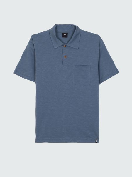 Channel Polo Shirt Ozone Men Finisterre Shirts