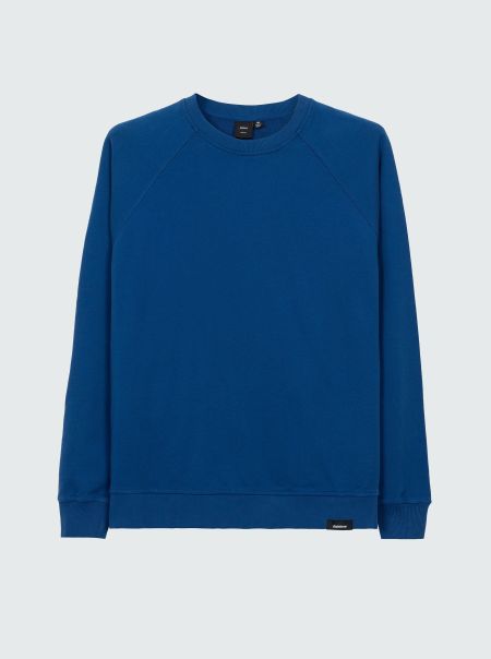 Men Finisterre Men's Coho Sweatshirt Sweatshirts & Hoodies Atlantic Blue