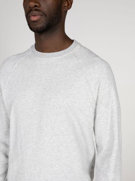 Men's Coho Sweatshirt Sweatshirts & Hoodies Finisterre Men Grey Marl