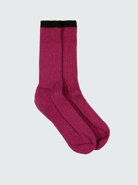 Bosun Sock Socks Mulberry/Carob Men Finisterre