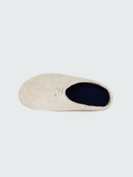Men Babuuk + Finisterre: The Bowmont Slipper Natural Footwear