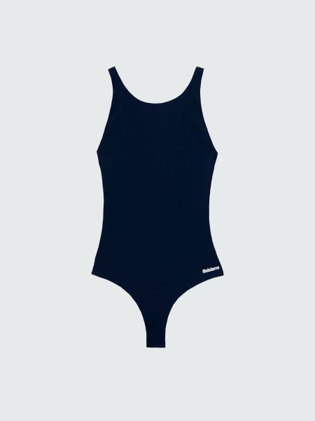 Finisterre Women's Anella Reversible Swimsuit Women Navy/Sea Camo Swimwear & Bikinis