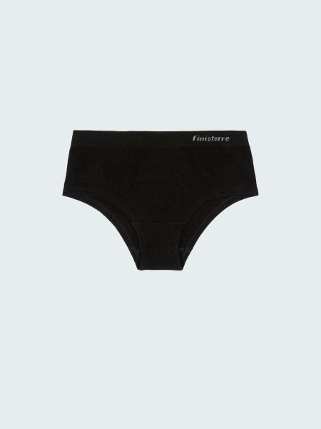 Women Base Layers & Underwear Finisterre Black Women's Sia Seamless Brief