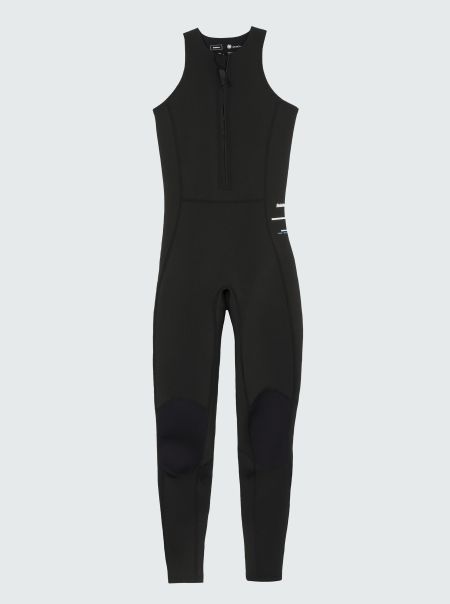 Wetsuits Black Women's Nieuwland 2E Yulex® Long Jane Swimsuit Finisterre Women